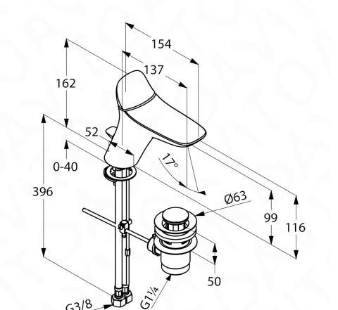 Новый смеситель для раковины Kludi Ambienta