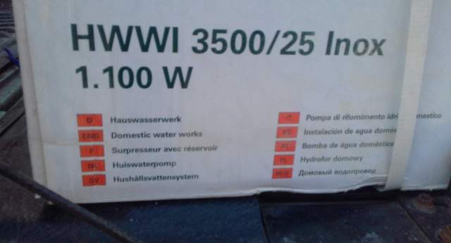 Metabo hwwi 3500/25 Inox 1100w