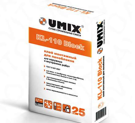 Клеевые смеси umix