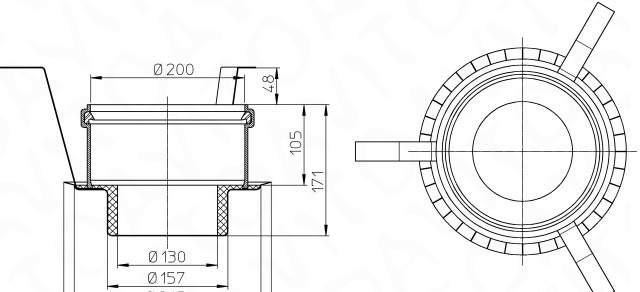 Муфта противопожарная HL-840. HL-870