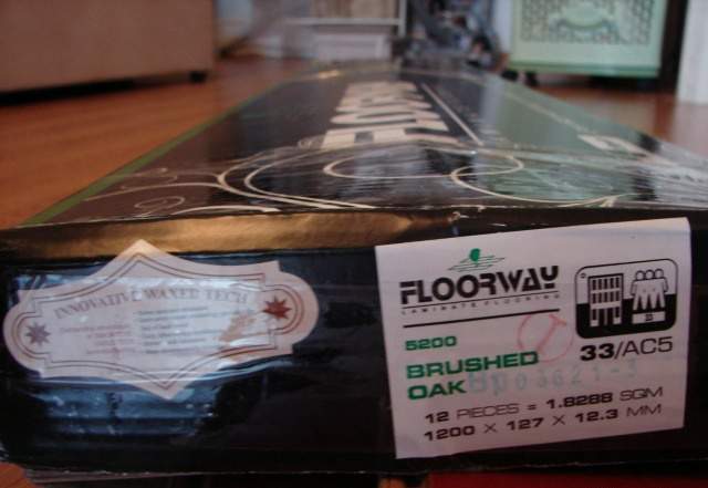 Ламинат Floorway 33 класс, 12 толщ, остатки
