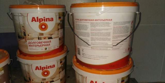 Краска Apina долговечная интерьерная