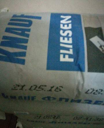 Клей плиточный knauf fliesen