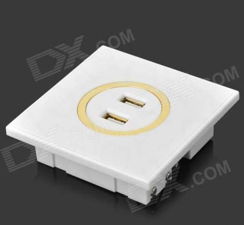 Розетка с двумя USB входами