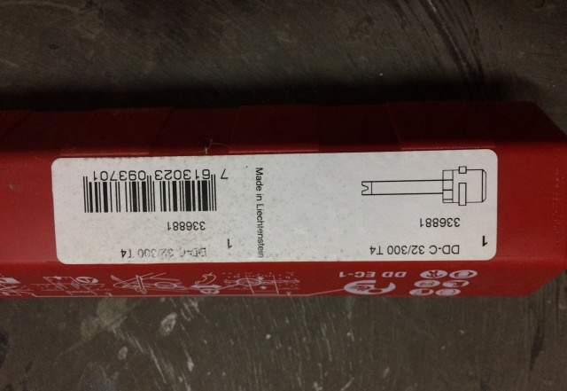 Hilti DD-C 32/300 T4 336881 алмазные коронки