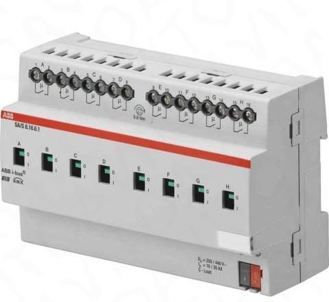 Актуатор KNX, ABB SA/S 8.16.5s 8.16.1