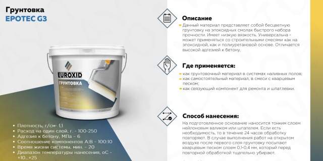 Грунтовка (Для промышленных помещений)