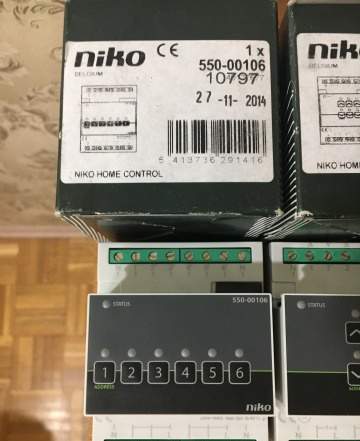 Контроллеры Niko для системы Умный дом