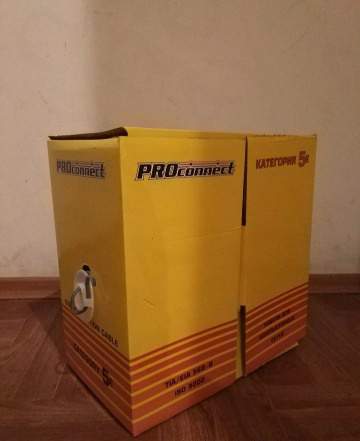 Кабель Андижан UTP Cat.5е 4х2х0,52 медный гост