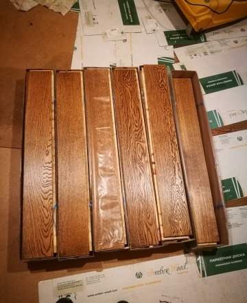Паркетная доска Amber wood дуб коттедж масло браш