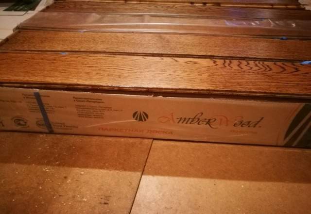Паркетная доска Amber wood дуб коттедж масло браш