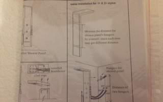 Душевая панель с гидромассажем Shower Panel Delong