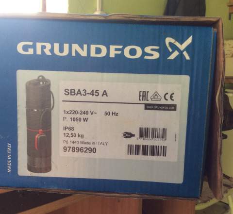  погружной насос grundfos SBA 3-45A