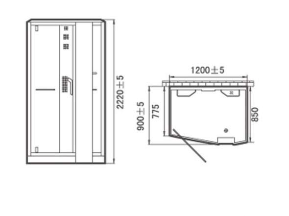 Душевая кабина Orans SR89105RS