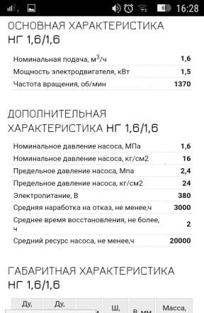  опресовочный насос нг 1,6-1,6