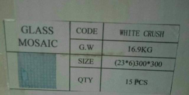 Мозаика white crush