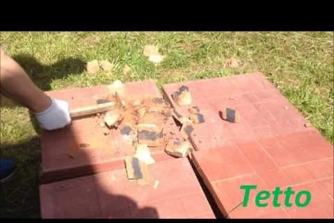 Плитка полимерпесчаная 320x320 и 500x500 Tetto