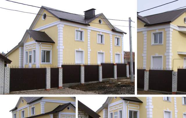 Фасадный декор из пенополистирола. Лепнина