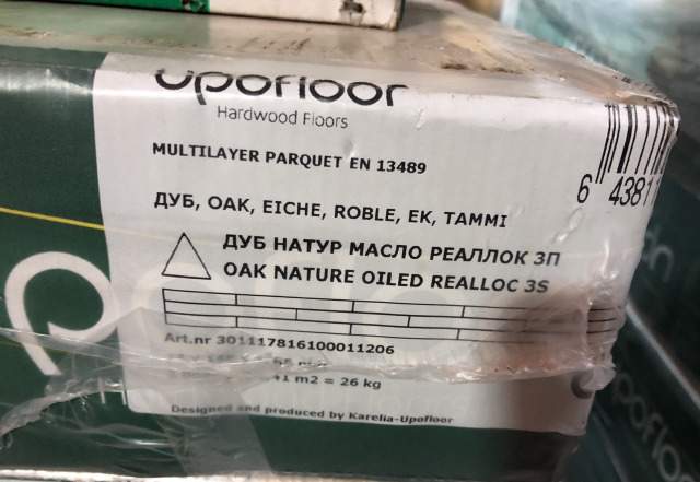 Паркетная доска оак nature oiled realloc 3S-3.4кв