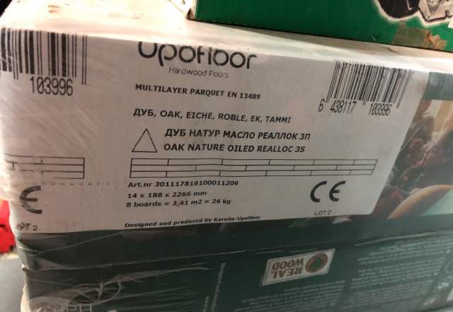 Паркетная доска оак nature oiled realloc 3S-3.4кв
